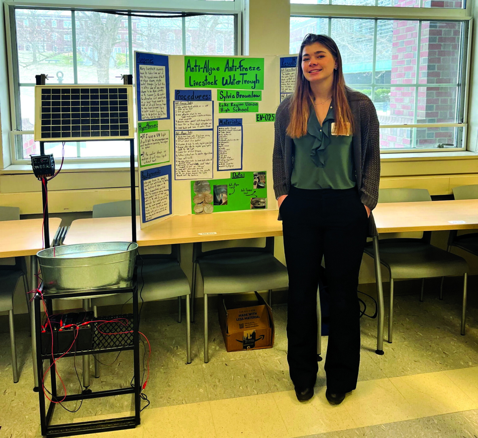 Lake Region student solves two problems with one STEM project - Barton ...