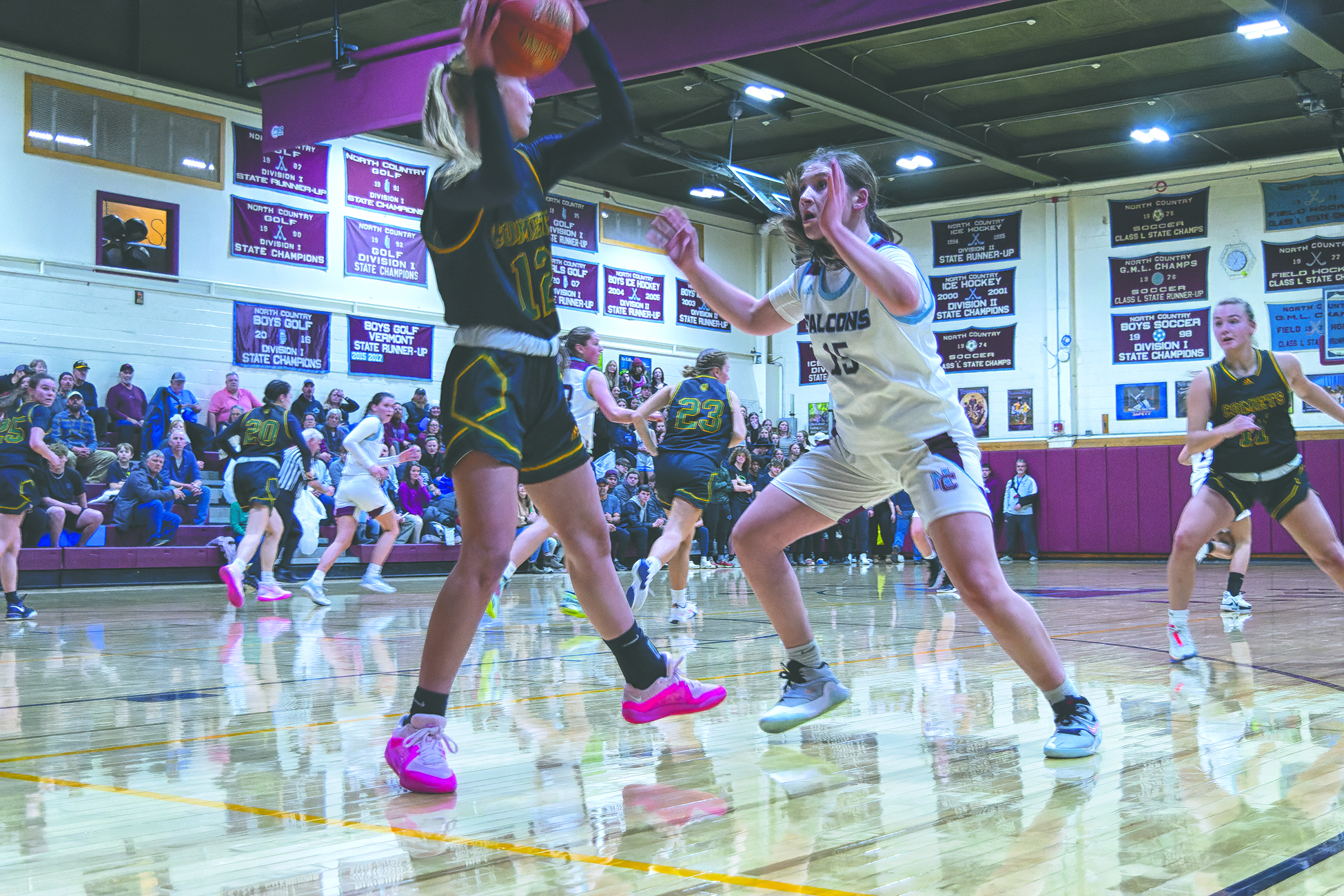 Falcon girls start basketball title defense Barton Chronicle