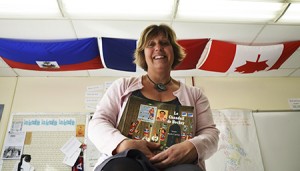 Sally Rivard, or Madame, as her students call her, is leaving the classroom after 30 years of teaching French at Lake Region Union High School.  She will coach other teachers and help them self-reflect on their own teaching practices.  Photo by Nathalie Gagnon-Joseph