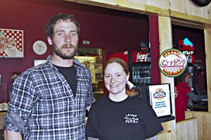 Ryan Lewis and Marcia Brown are the new Village Pizza owners. The restaurant is now called Lewis Village Pizza and brings back the old substation menu with a few additions.  Photos by Nathalie Gagnon-Joseph