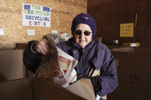 At 91, Esmond Willis of Westfield is living proof that it's never too late to learn to recycle.