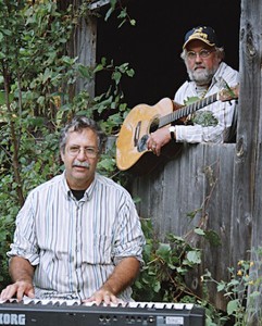 Alan Greenleaf (right) and the Doctor, Jonathan Kaplan (left), will play at the Music Box in Craftsbury on July 18.  Photo courtesy of the Music Box